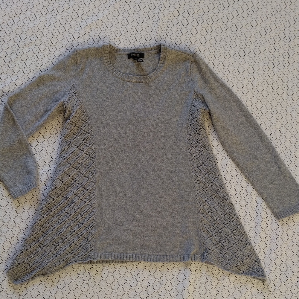 Style & Co. Asymmetrical sweater.
